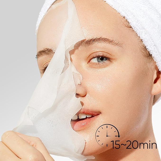 Goat Milk Facial Mask for Women,Hydrating Face Mask Sheet Home SPA,Moisturizing Face Sheet Mask for Dry,Oily,Sensitive Skin 25ml（5Pack）