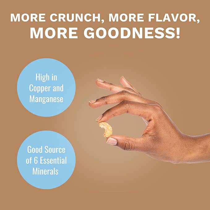 Toasted Coconut Cashews by Karma Nuts, Whole, Sweet, Roasted, Vegan, Gluten Free, Low Net Carb, Natural, Everyday Nut Snack, 1.5 Ounce (12 Snack Packs)