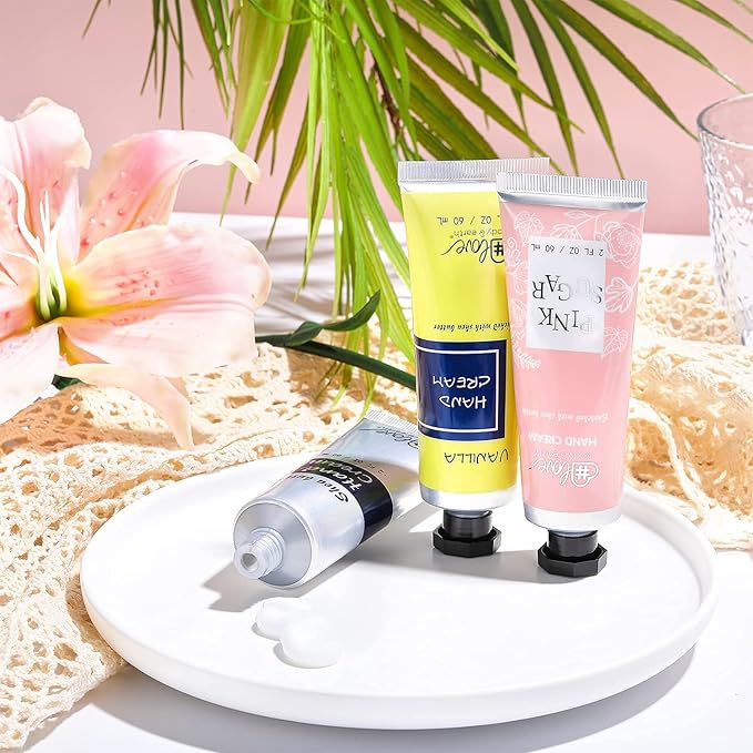 Body & Earth # Love Nourishing Hand Cream Gift Set, 3x2.0 oz, Shea Butter, Argan Oil, Vitamin E, Moisturizing, Fresh Fragrances, For All Skin Types, Perfect For Travel