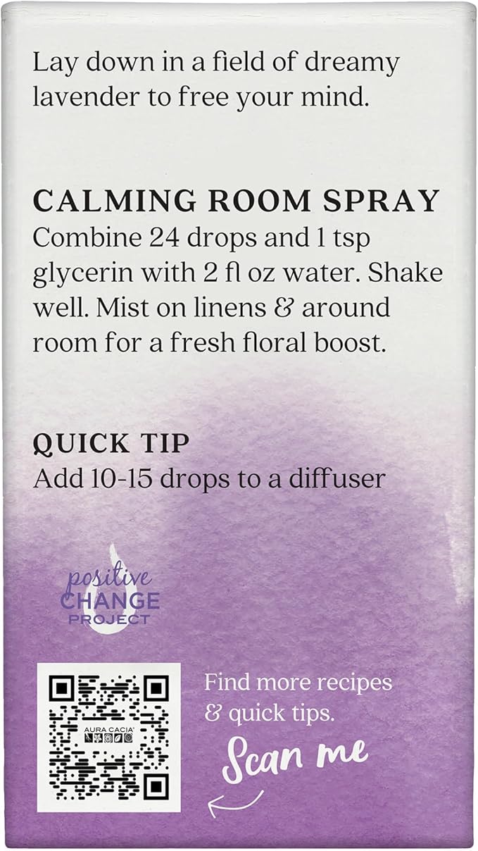 Aura Cacia Fresh Floral Essential Oil Blend, Boxed 0.25 fl. oz. - Light Aroma, No Synthetic Fragrances