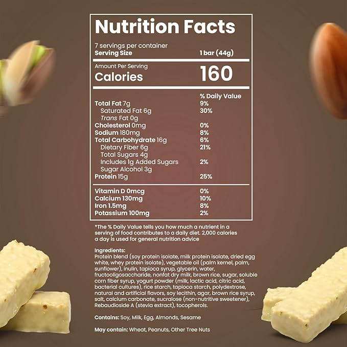 BariSlim High Protein Snack Bar for Bariatric Patients - Nutrient Rich Snack for Post-Surgery Wellness - Ideal for Weight Loss Maintenance & Daily Nutrition | Fluffy Vanilla Bar (13 oz)