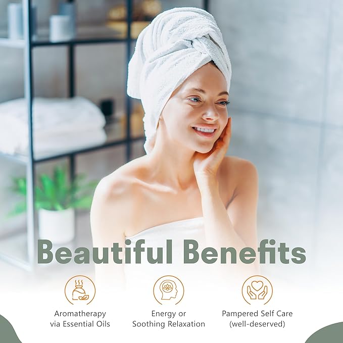 Relax Away Minty Shower Steamers 6 Pack - Menthol Infused Aromatherapy - Refreshing Orange, Eucalyptus, Lavender, Peppermint, Grapefruit, Spearmint - Relieve Stress & Soothe Sinuses