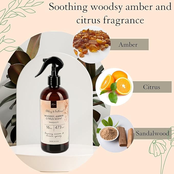 Abbey & Sullivan Linen Spray, Tranquility, 16 oz.