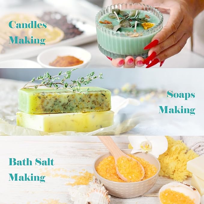 AmaKane Fragrance Oils, Beach Fragrance Oil for Candle Making, Soap Making Scents, Summer Essential Oils for Diffusers for Home 6x10 ml, Beach Linen, Salty Sea, Sunset Glow and More