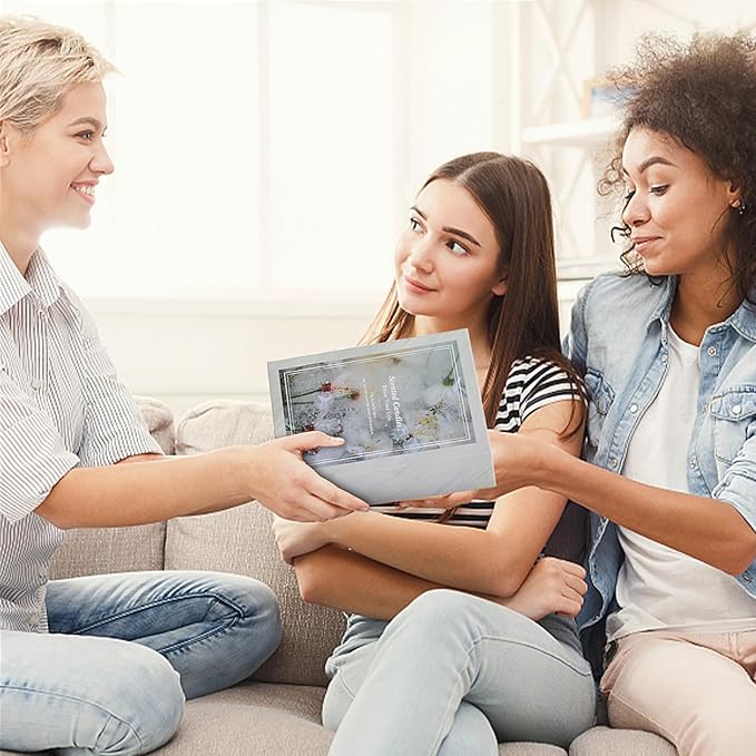 Scented Candle Gifts for Women Birthday Gift for Women Scented Candles for Home Aromatherapy Soy Wax Candle Jar Candles, Grey