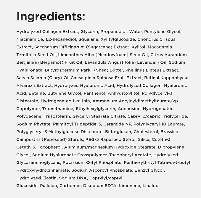 CKD Retino Collagen Gua Sha Face Serum [Refill] - Lifting Serum for Firming, Tightening, Anti-Aging, and Hydrating. Stainless Steel Roller. Korean Skin Care. 1.35 fl oz