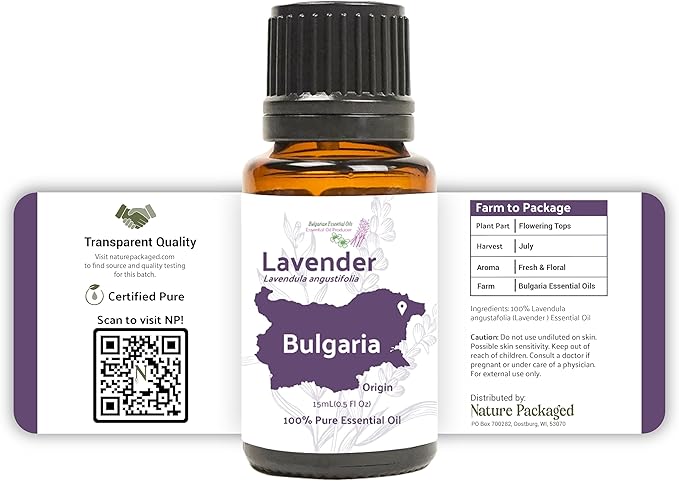 Lavender Oil - Bulgarian Essential Oils - Lavender Diffuser - Pure Therapeutic Grade (22lbs)