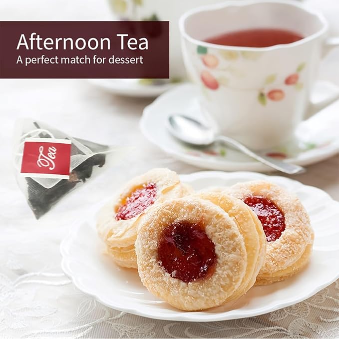 EILIN YHT Hibiscus Flower Tea Bags Jamaica Herbal Roselle Tea 50 Counts x 3Grams