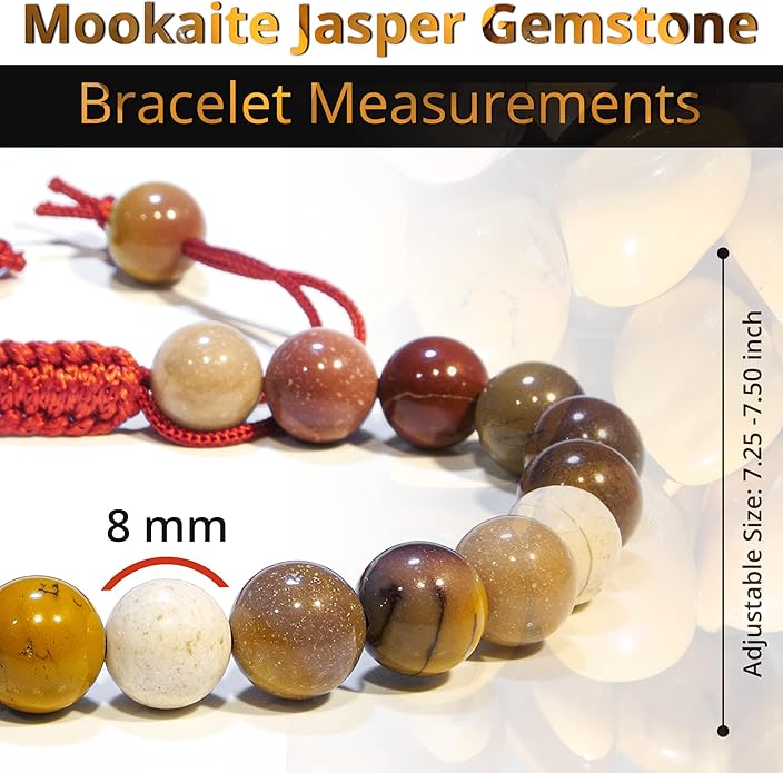 Energy Protection Crystal Handmade Adjustable Bead Bracelet Perfect for Men, Women’s Gift - Gemstone Healing Stretch Bracelet Pulsera Para Hombre Mujer Stocking Stuffer