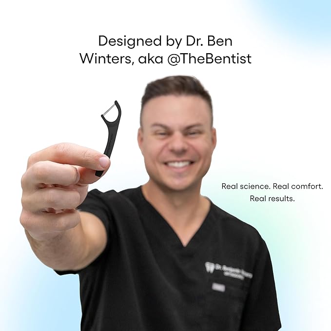 SOMETHING NICE Versa Floss Picks - Minty Fresh Twin Floss for Extra Strength with Mint Flavour - Dental Floss Picks with Tongue Scraper | Flossers with Xylitol for Enhanced Protection 90-Pack