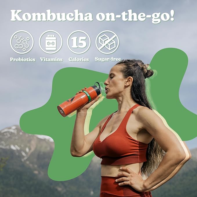 DALAMHARI Kombucha Powder | Green Plum 20T | Probiotic Soda Urban Remedy Kombucha Synergy Scoby Starter Kit Adaptogen Drink Health Ade Kombucha Tea Bubbly