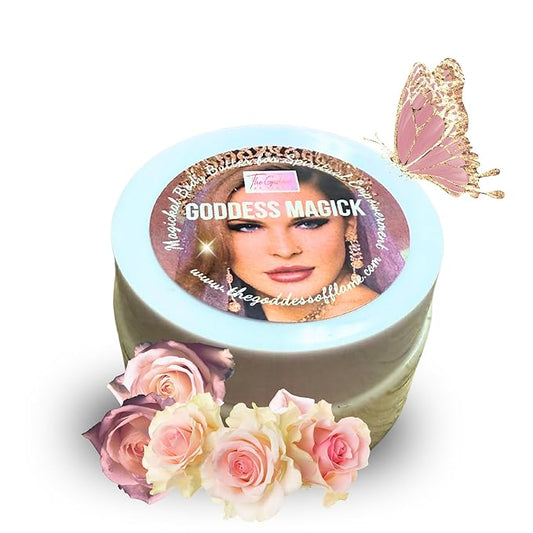 Goddess Magick Body Butter – Luxurious Natural Moisturizer with Shea Butter, Eucalyptus Oil, Vitamin E & Sunflower Oil | Aromatherapy Skincare for Radiance, Chakra Healing & Self-Love