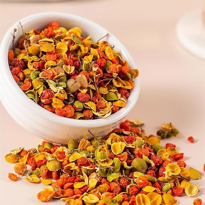 Albizia Flower 3.5OZ. Hehuan flower Teadried acacia flower HE HUAN HUA Loose Leaf Tea