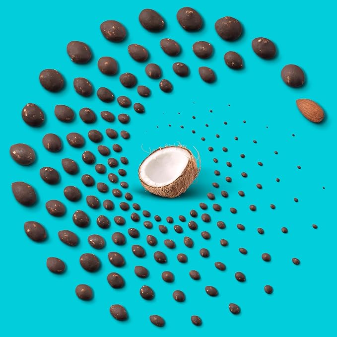 UNREAL Dark Chocolate Coconut Almonds (3 Pack) - Certified Vegan, Gluten Free, Fair Trade, Non-GMO, No Sugar Alcohols or Soy (3 bags)