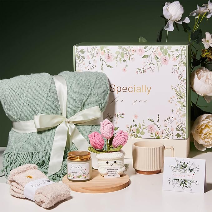 Self Care Gifts for Women, Get Well Gifts, Birthday Gift for Women Care Package, Sympathy Basket Inspirational Baskets, Thinking of You Gift Ideas for Mom Mother Wife Her Sister Friend