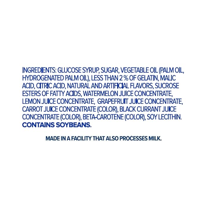 HI-CHEW Sweet & Sour Mix, Pack of 6 Bags, 3.17oz each - Watermelon Lemon Grapefruit | Unique Fun Soft & Chewy Halloween Candy, Immensely Juicy Fruity Candy Flavors, Individually Wrapped for Sharing