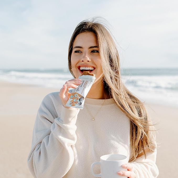 GoMacro MacroBar Organic Vegan Protein Bars - Coconut + Almond Butter + Chocolate Chips (2.3 Ounce Bars, 12 Count)