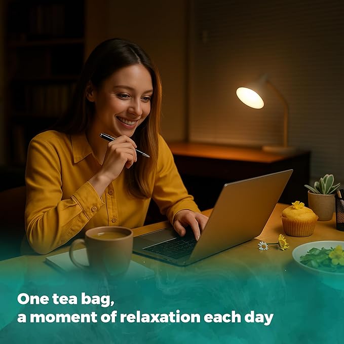 Lavitali, Chamomile Flower Tea| 120 bags, 100% Pure Herbal Tea | Caffeine-Free, Antioxidant-Rich, Eco-Friendly Filter Bag | Daily Natural Botanical, Hot or Iced Floral Infusion