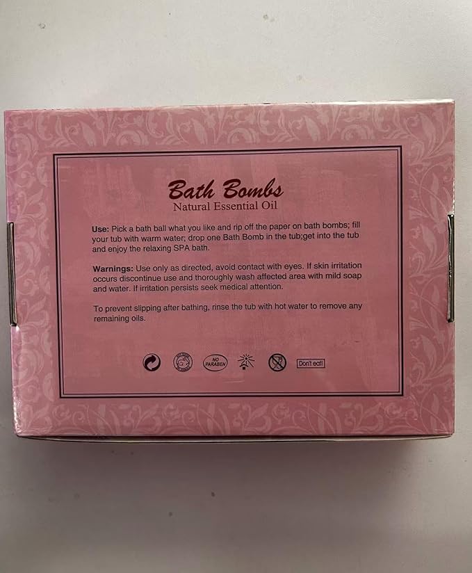 Bath Bombs for Women Relaxing Gifts Set 12 Handmade Organic Bath Bombs Amazing Present for Her, Wife, Girlfriend, Mother