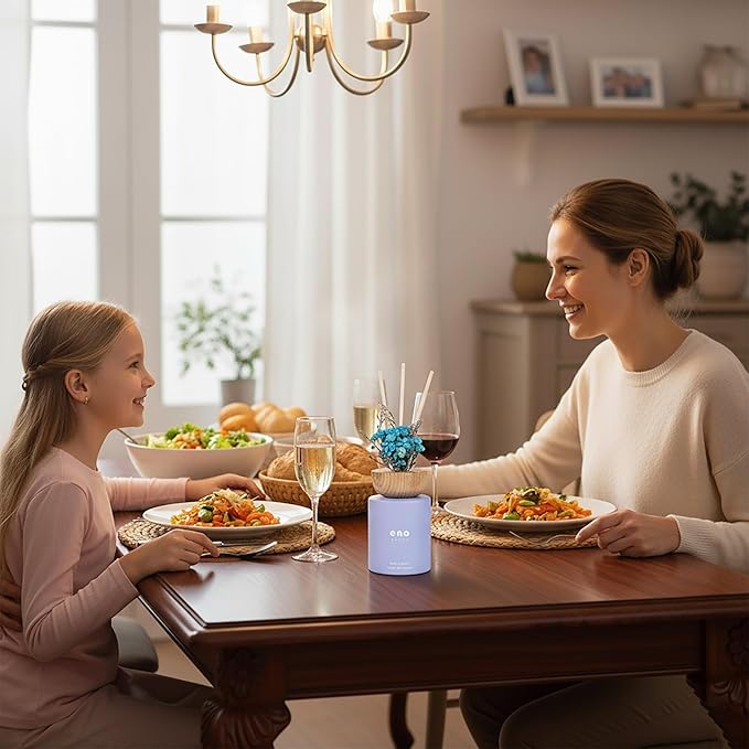 Reed Diffuser Set with Really Dried Flowers, Essential Oils Scented Diffuser with Sticks, Air Fresheners Home Fragrance for Bathroom Shelf Decor & Gift, 5.1oz / 150ml