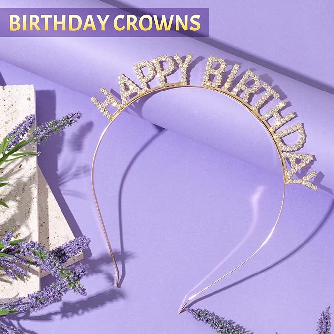 Birthday Gifts for Women, 12pcs Happy Birthday Gift Basket for Women Unique Gifts Set Ideas Relaxing Birthday Box w/ Blanket for Her Mom Best Friends Female Sister Her Friendship(Purple)