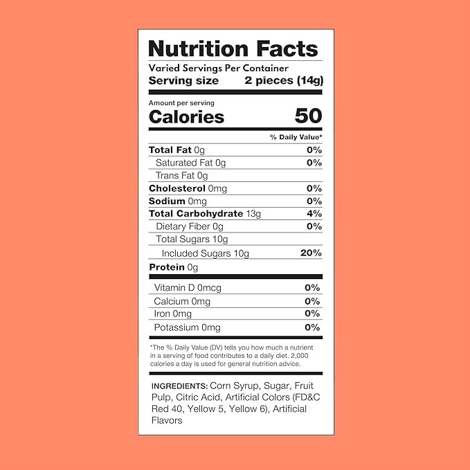 Fruit Filled Hard Candies - 1 lbs - Strawberry, Cherry, Pineapple, Orange and Lemon Flavored Bon Bons Filled with Real Fruit Pulp Candy - American Vintage Candy Snack Assortment - Individually Wrapped, 16 oz.