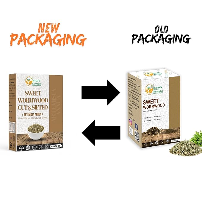 Herbs Botanica Sweet Wormwood Herb Tea Loose Leaf Artemisia Annua/Qinghao Sweet Annie Wormwood Loose Leaves Herbs Non GMO Dried 100% Guaranteed Authentic4 oz