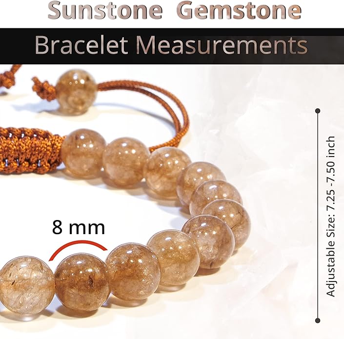 Energy Protection Crystal Handmade Adjustable Bead Bracelet Perfect for Men, Women’s Gift - Gemstone Healing Stretch Bracelet Pulsera Para Hombre Mujer Stocking Stuffer