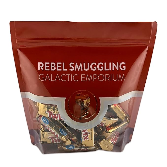 Caramel Chocolate Fun Size Candy Bars Bulk 2LB Bag by Rebel Smuggling Galactic Emporium