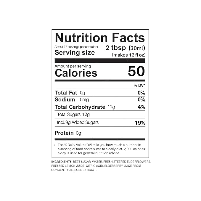 Belvoir Elderflower & Rose Cordial 500ml (Elderflower & Rose, Pack Of 1) – Floral Drink Mix, Made with Natural Elderflower and Rose Extracts, Perfect for Cocktails and Refreshing Drinks