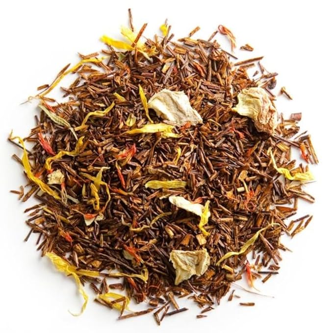 Palais des Thés - Hammam Rooibos - Caffeine-Free Rooibos Tea with Rose & Red Berries - Premium Tea Bags, Serves 20 Cups