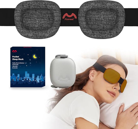 3D Sleep Mask for Women Men,Sleep Mask for Cpap Users Adjustable 100% Light Blocking,Eye Mask for Dry Eyes,Blind Fold for Side Sleeper Travel
