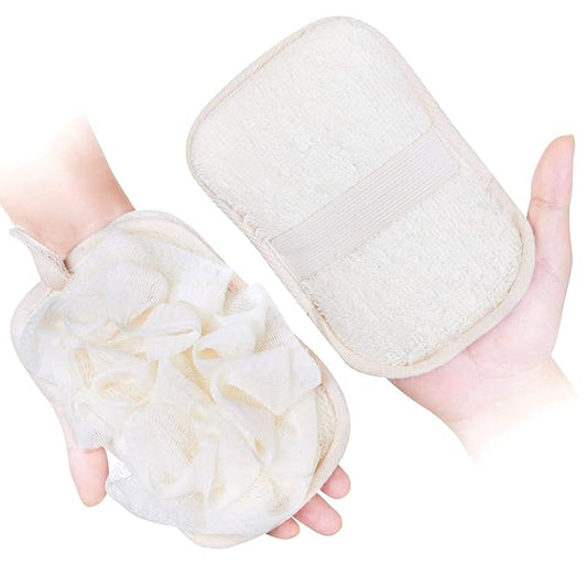 Bath Loofah Sponge Shower Clean Skin Gentle Sensitive Soft (2 Pack)
