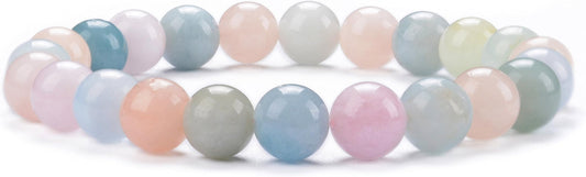 Cherry Tree Collection - Small, Medium, Large Sizes - Gemstone Beaded Bracelets For Women and Men - 8mm Round Beads