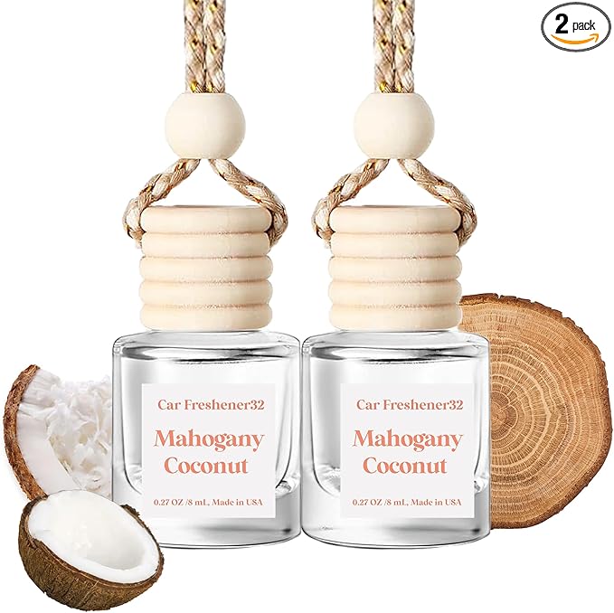 Car Air Freshener Hanging,Cute Air Diffuser for Car, Long Lasting Car Air Fresheners, Car Fresheners for Women, Made in USA(2 Pack)