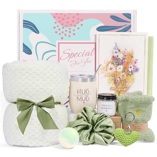 Get well gifts for women after surgery recovery,Self Care Get Well Soon Gifts Basket for Women,Sympathy Gift for Loss of Loved One，Thinking of You,Grief ,Bereavement ,Miscarriage Gifts for Womens