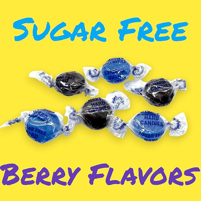 Sugar Free Mixed Berry Flavors Gourmet Hard Candy-Keto Friendly- Premium Quality 1.5 lbs, Delicious Taste Individually Wrapped Berry Flavors Hard Candy-Ideal Diabetic & Gluten Free(24 oz)