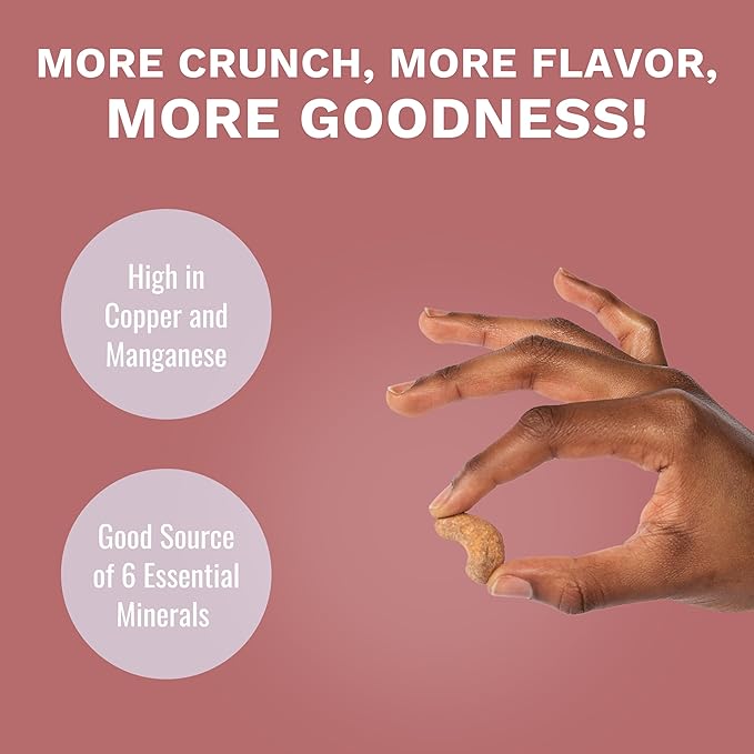 Cocoa Dusted Cashews with Skin by Karma Nuts, Whole, Sweet, Roasted, Vegan, Gluten Free, Low Net Carb, Natural, Everyday Nut Snack, 1.5 Ounce (12 Snack Packs)