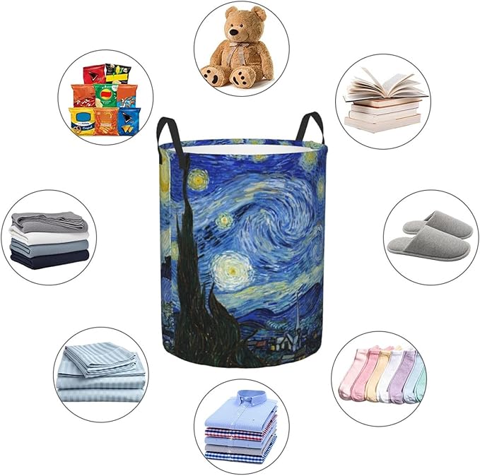 Laundry Basket Floral Wild Collapsible Large Capacity,63 Dirty Clothes Basket Durable Lightweight Hamper With Handles Ideal For Clothes, Toys Home Organization Collapsible Laundry Bin