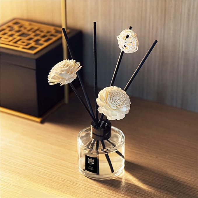 King of Scent Reed Diffuser & Oil Diffuser Sticks with Flower, Aromatherapy, Home & Kitchen Décor,Fragrance and Gifts… B0CHHBGTZQ (Shangri-La)