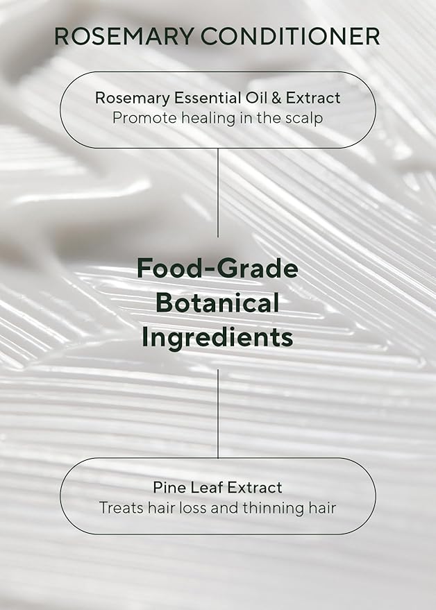 AROMATICA Rosemary Scalp Scaling Shampoo and Conditioner Set 13.53 fl.oz each – Vegan Korean Hair Care Gift Set for Woman with Rosemary Oil. Sulfate Free Shampoo Conditioner For Hair Growth