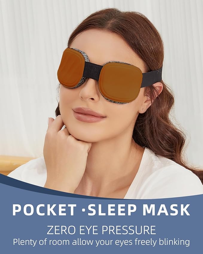 3D Sleep Mask for Women Men,Sleep Mask for Cpap Users Adjustable 100% Light Blocking,Eye Mask for Dry Eyes,Blind Fold for Side Sleeper Travel