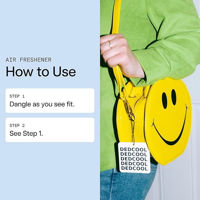 DedCool Air Freshener | Madonna Lilly | For Cars, Closets & Drawers | Hanging Odor Eliminator | Long-Lasting Scent Infused with Essential Oils | Vegan, Non-Toxic, Cruelty-Free Fragrance For All