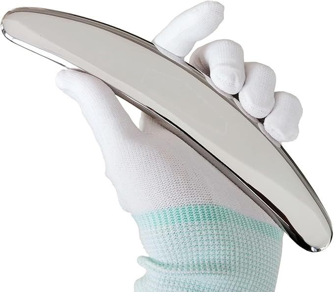Gua sha Tool gua sha Stainless Steel iastm Tool Gussha Massage Tool Muscle Scraping Tool for Soft Tissue Therapy and Reduce Arms,Back, Legs, Neck Muscle Pain(SANliandao)………