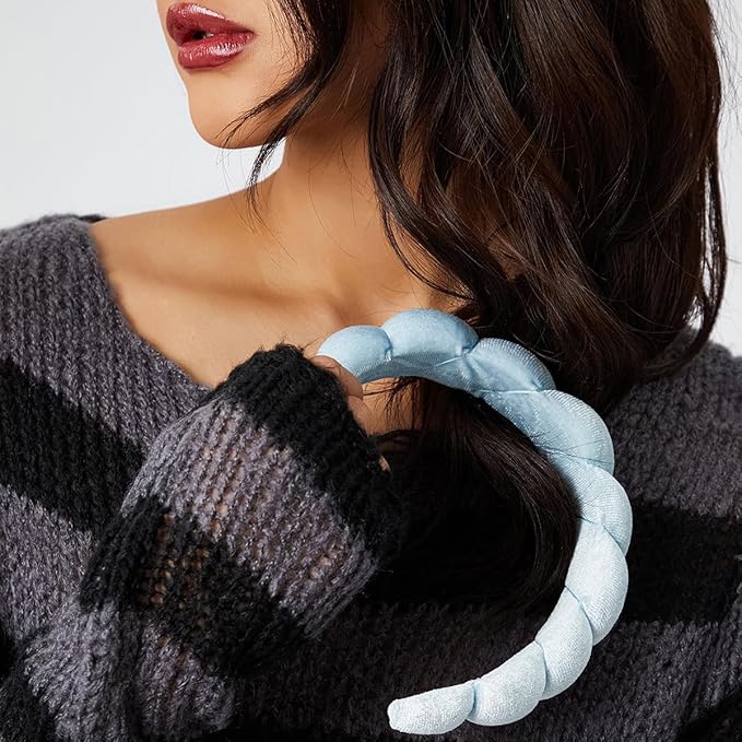 Spa Headbands - Terry Cloth Facial Headbands for Makeup Application, Skin Treatment, and Face Washing