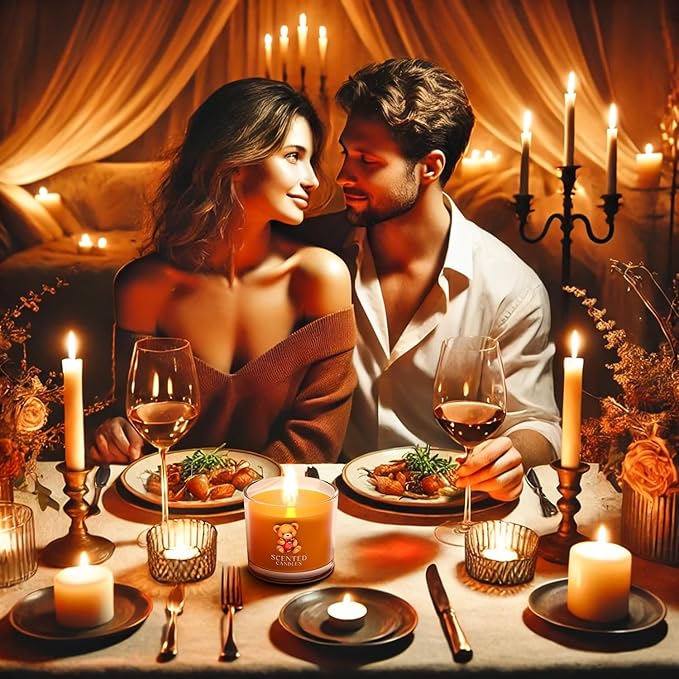 Birthday Candles, Scented Candles Gift Set for Stress Relief, 6 Votive Candles for Women and Men, Birthday Candle Gifts for Women (6 Colors, 14 oz)