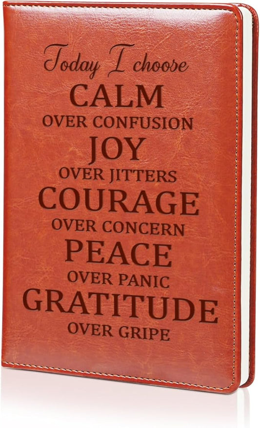 LBWCER Inspirational Motivational Gifts,Little Reminders Journal Notebook,Little Reminders Hardcover Notebook,Motivational Journal (Today I choose)