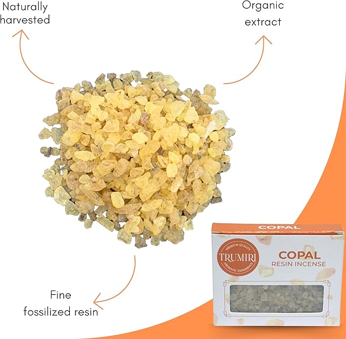 Copal Resin Incense - Natural Tree Gum Sap - 30g Pack