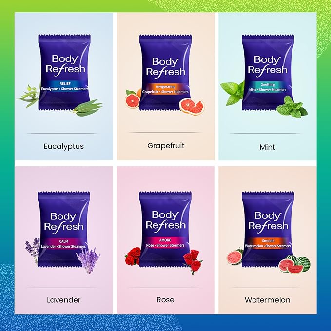 Shower Steamers Aromatherapy - Birthday Gifts for Women, 18 Pack Shower Bombs with Essential Oils, Self Care Gifts for Women, Mom, Womens Christmas Gifts, Stocking Stuffers for Adults Women Men Teens