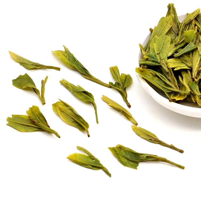 ChaWuWarmSun [S] LongJing Green Tea,8.8oz/250g,Chinese Dragon Well Green Tea Loose Leaf